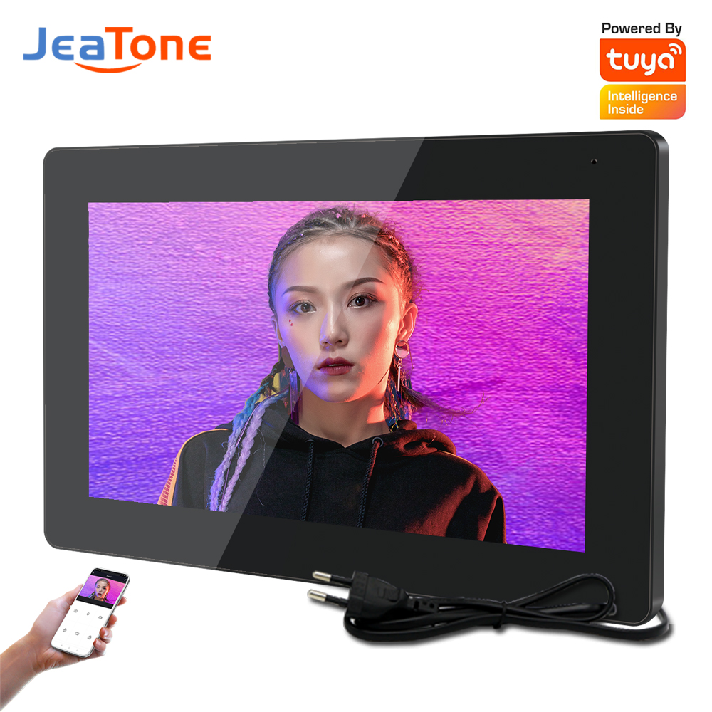 Jeatone 10 Inches Full Touch WiFi Screen Monitor Tuya FHD1080P Polish AC220V Monitor 86121 ( 84222 )