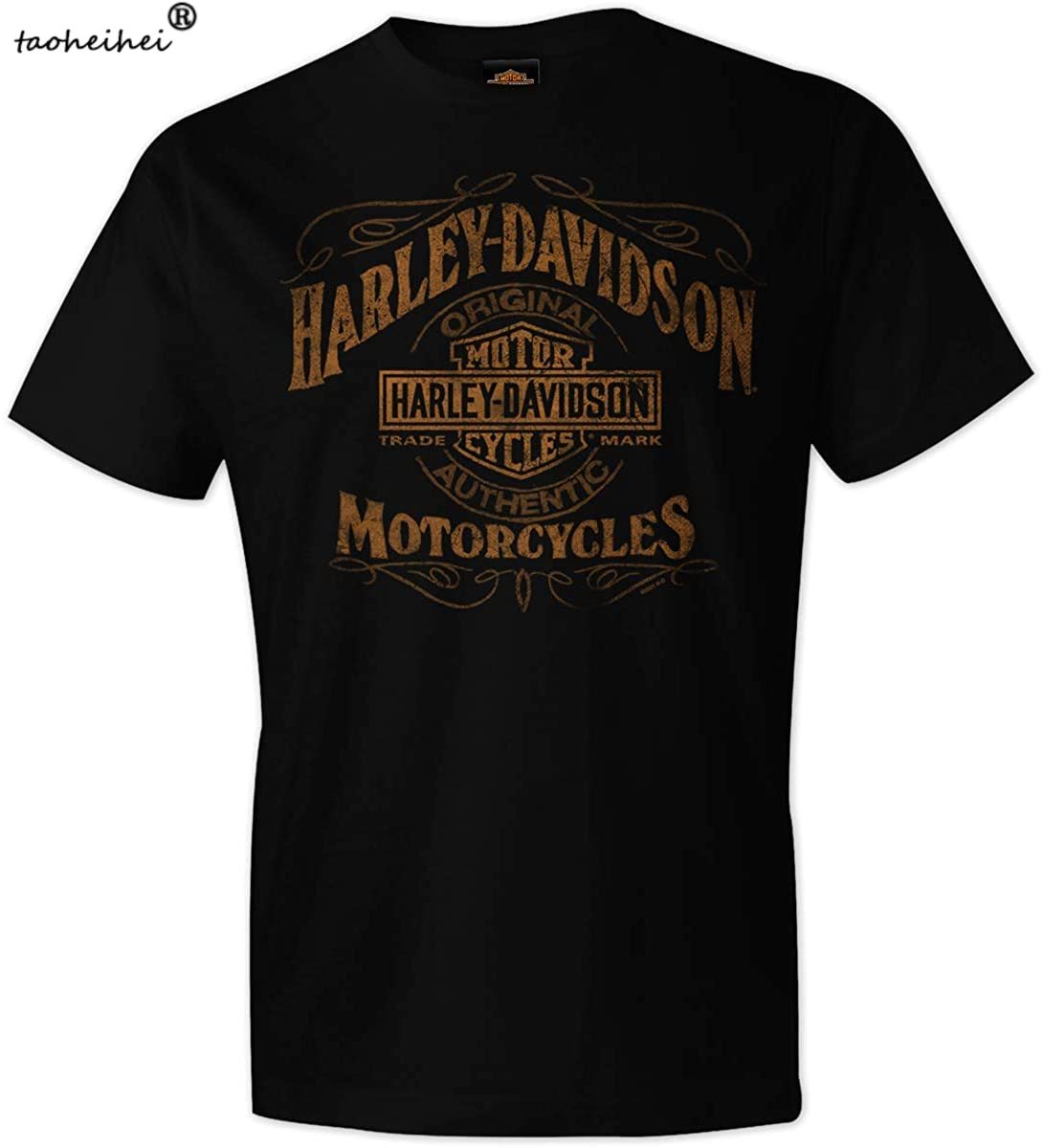 Harleys Davidsons  T-Shirt， Men's T-Shirt， Short-Sleeved Tee， Men's Clothing， Cotton Tops TT66