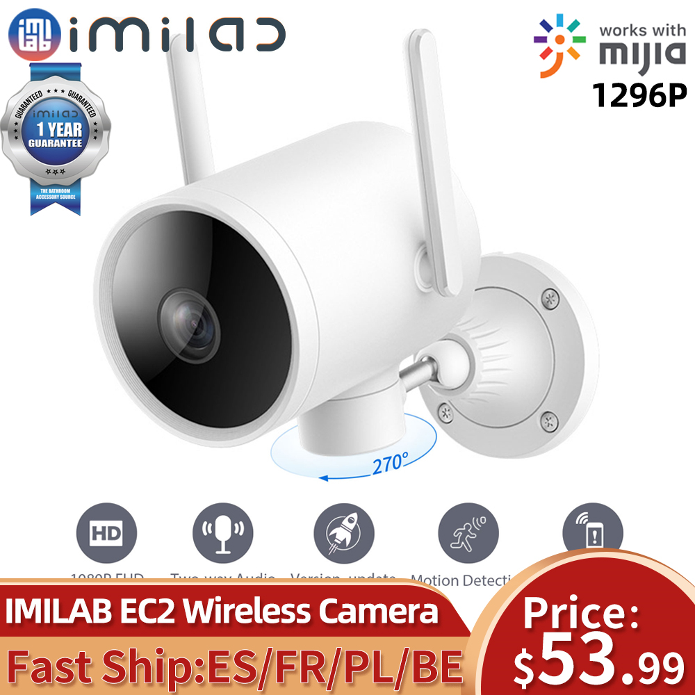 IMILAB EC3 Outdoor Camera Video Surveillance Webcam Wifi IP 2K Smart Mi Home Security Cctv Infrared Night Vision Human Mornitor