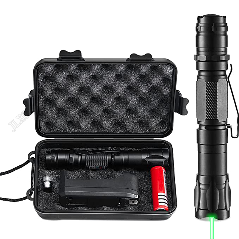 Hunting 10000m 532nm Green Laser Sight laser Light pointers 532nm 5mw High-Power with Adjustable Focus For hunting