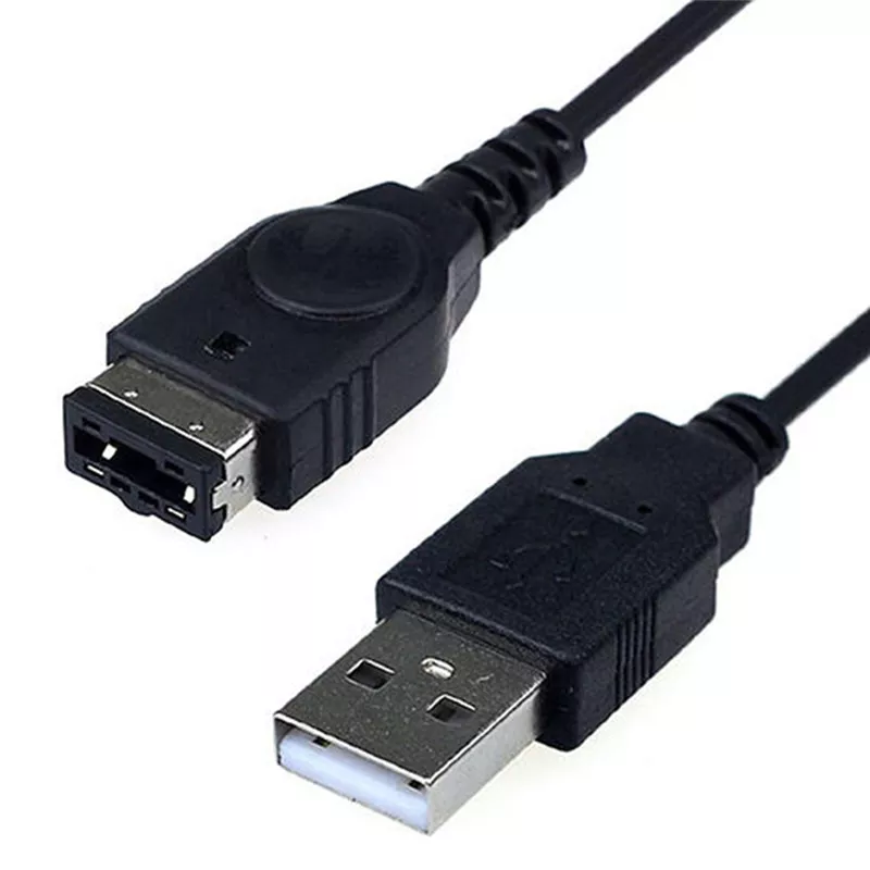 1PC Black USB Charging Advance Line Cord Charger Cable for/SP/GBA/GameBoy/NS/DS sale