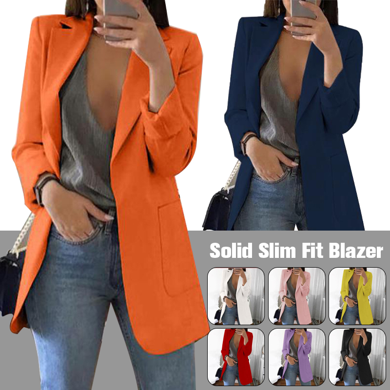 Women Summer Thin Elegant Jackets Lady Coat Formal Work OL Blazer Casual Suit Slim Blazer Oversized Lady Outwear Overcoat