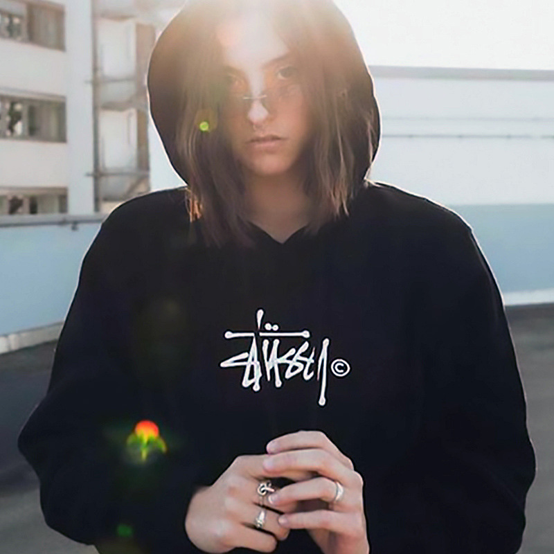  Hoodie Men's Sweatshirt Winter Velvet Hooded Harajuku Hip Hop Loose Ladies High  Pullover Skateboard Hoodies