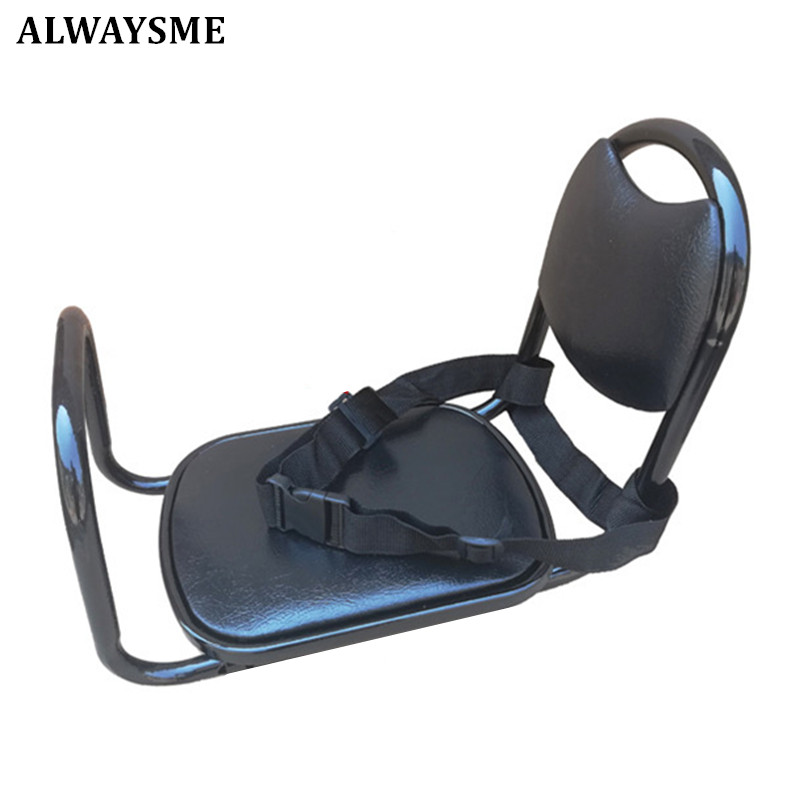 ALWAYSME Rear Mounted Child Bike Seat With Handlebar and Backrest For Age 3~10 Years