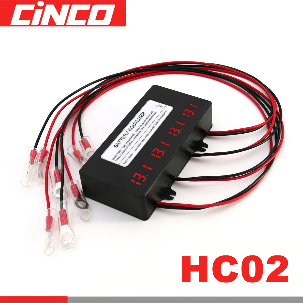 Battery Equalizer HA02 HC02 Batteries Regulators 4S Active Connect Solar System Charge Controller Voltage balancer 12/24/36/48V