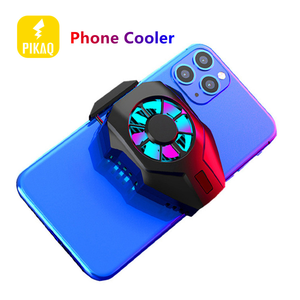 Portable Cooling Fan Game Mobile Phone Cooler USB Powered Radiator For Samsung Galaxy S21 S20 Note20 Ultra S21 S20 S10 S9 Plus