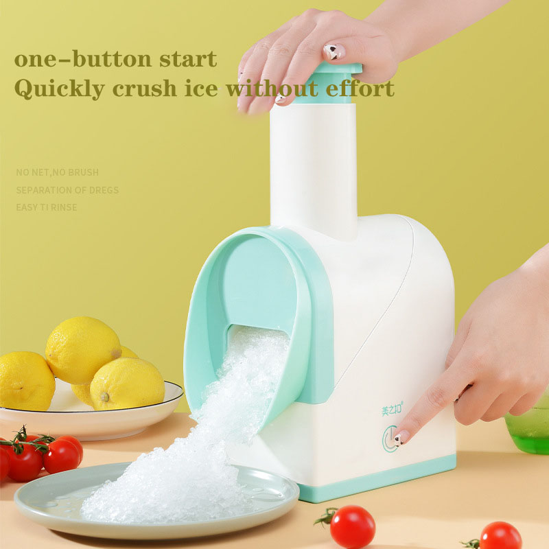 Mini Electric Ice Crusher Shaver USB Charging Smoothie Slushie Maker Machine Homemade Slush Snow Ice Crusher Shaving Machine