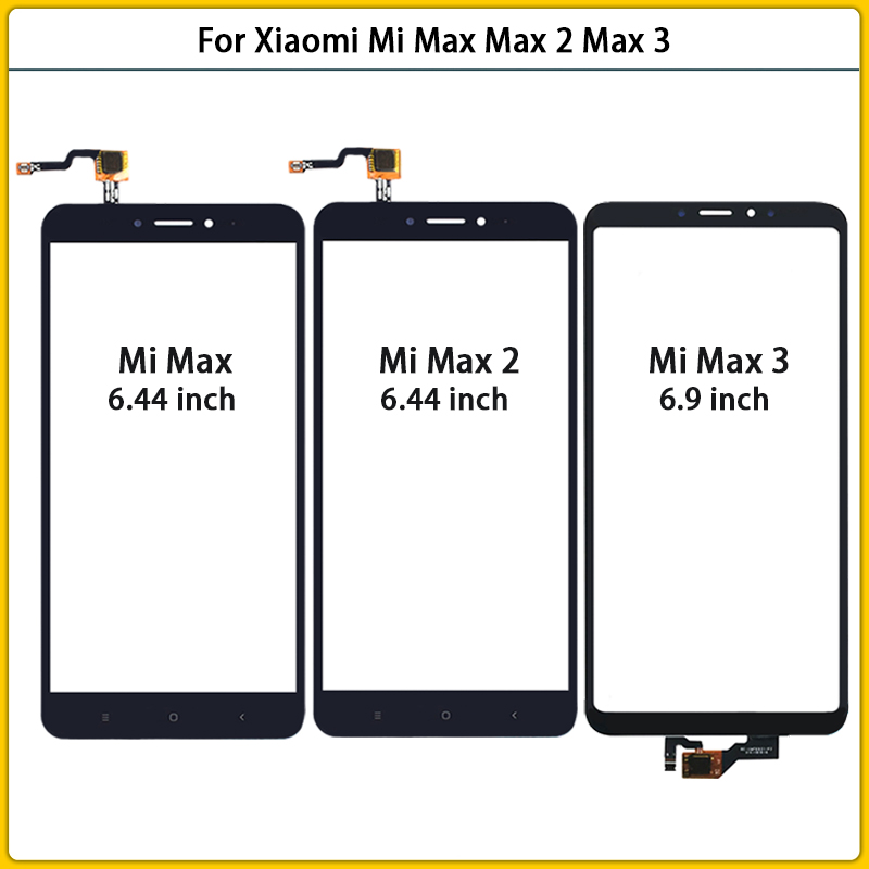 For Xiaomi Mi Max Mi Max 2 Max2 Touch Screen Panel Digitizer Sensor LCD Front Glass mi Max 2 TouchScreen Replacement
