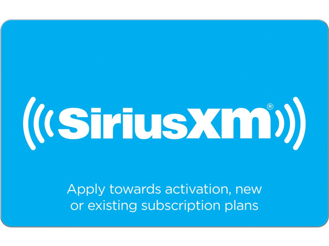 SiriusXM $50 Gift Card (Email Delivery)