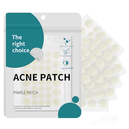 Pimple Patches for Face, 288 hydrocolloid patches, effectively cover and repair acne and blemishes, promoting skin regeneration. Ideal for makeup, skin care.