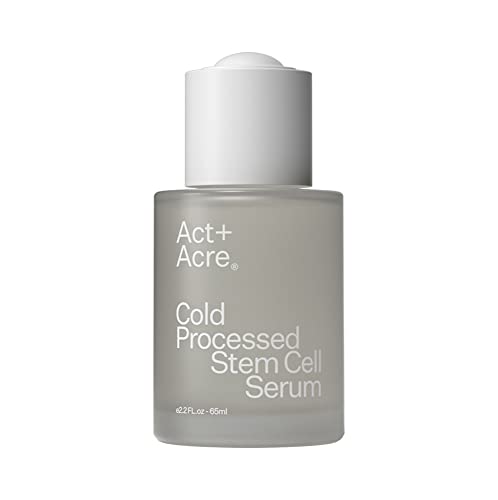 ACT+ ACRE Cold Processed Stem Cell Scalp Serum - Promotes Thicker and Fuller-Looking Hair - Soothes and Hydrates the Scalp - Sulphate and Paraben Free - Aloe Vera for Improved Scalp Health.