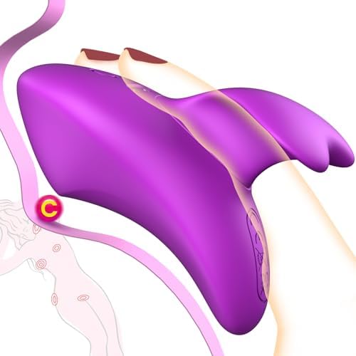 Mini Vibrator Adult Sex Toys - Discreet Vibrators Adult Toy, Finger Vibrator Small Heart-Handle Female Vibrator, Quiet Slim Vibrator for Nipple Clit, Sex Toy for Women Couples Pleasure