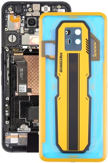 Mobile Phone Replacement Spare Parts for ZTE Nubia Red Magic 7S Pro Battery Back Cover(Bumblebee)