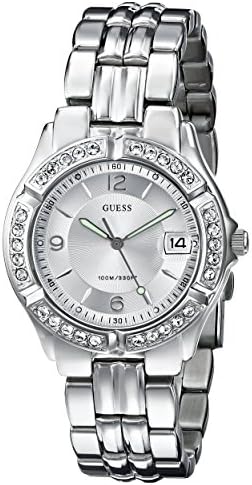 GUESS Gold-Tone Bracelet Watch with Date Feature. Color: Gold-Tone (Model: U85110L1)