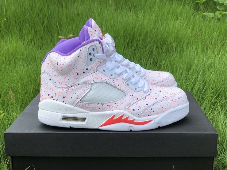 PK 2020 AIR JORDAN 5 GS EASTER SPLATTER CT1605-100
