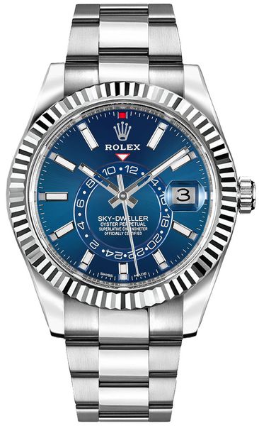Rolex Sky-Dweller Blue Dial 42mm Luxury Men’s Watch 326934
